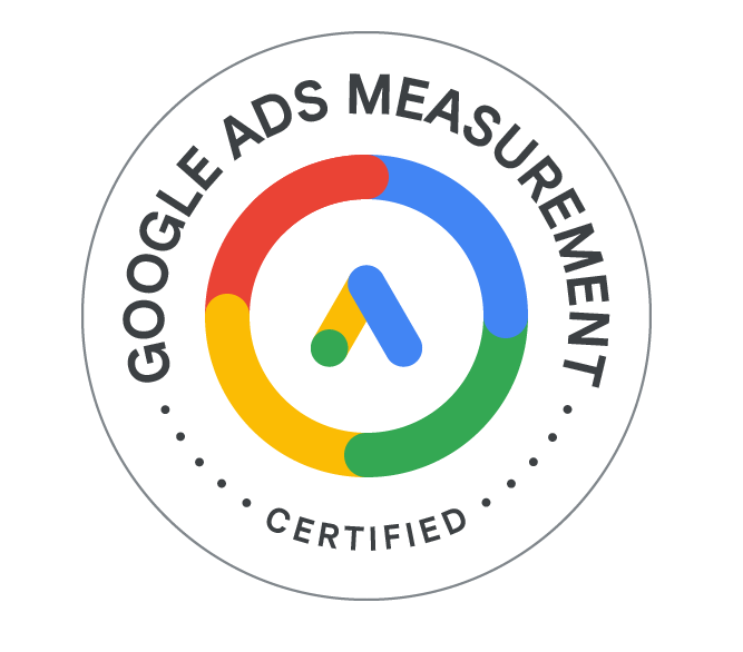 Google Ads Measurement Certification award