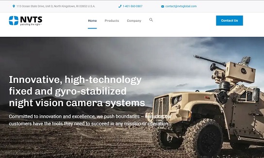 Screenshot of Night Vision Technology Solutions